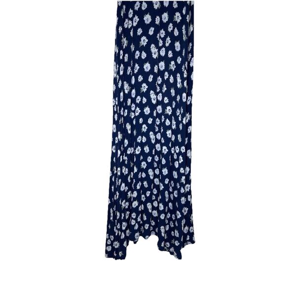Abercrombie & Fitch blue & white Floral Dress, Floor Length, Light Weight - Picture 3 of 8